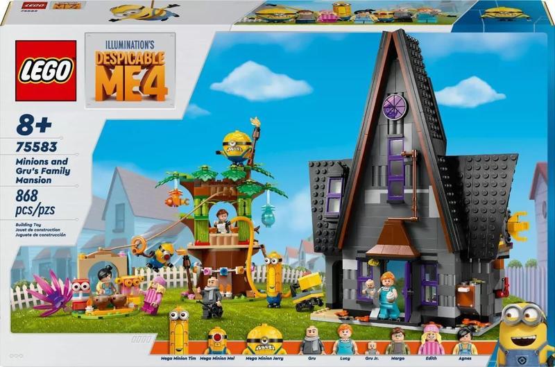 Imagem de Lego 75583 Meu Malvado Favorito 4 Minions E A Mansão Do Gru