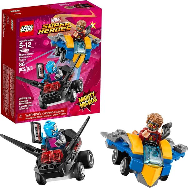 Imagem de Lego 76090 super heroes mighty micros: star-lord vs. nebula