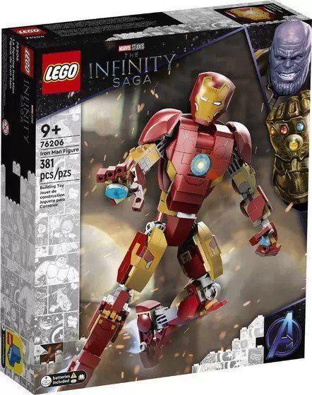 Lego 76206 figura do homem de ferro - M.SHOP/LEGO Imagem de Lego 76206 figura do homem de ferro