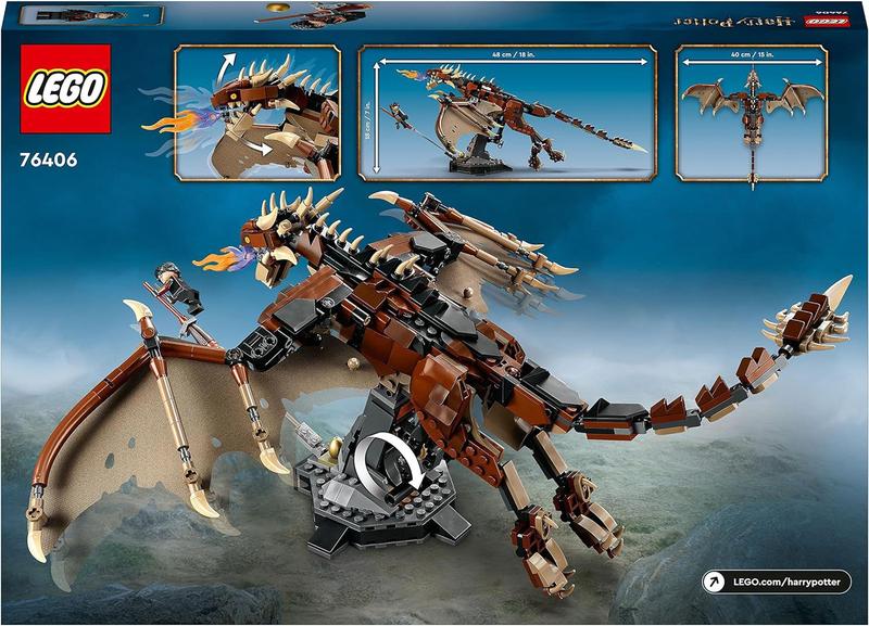 Imagem de LEGO 76406 Harry Potter - Dragão de Rabo-Córneo Húngaro 671 peças
