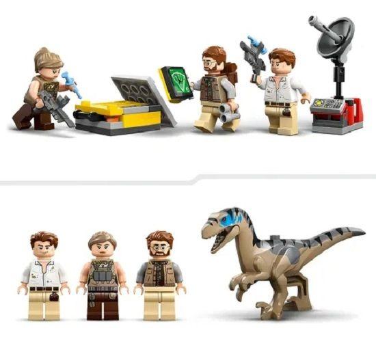 Lego 76973 Jurassic World - Missão de Rastreamento de Raptor e