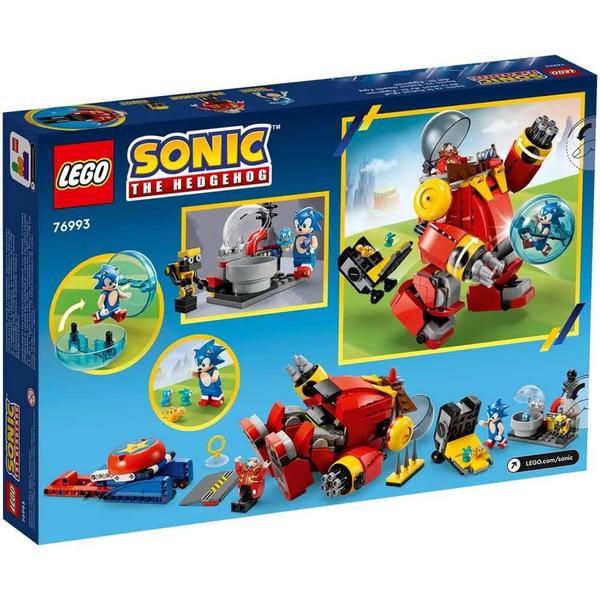 Imagem de Lego 76993 sonic vs robo death egg do dr eggman