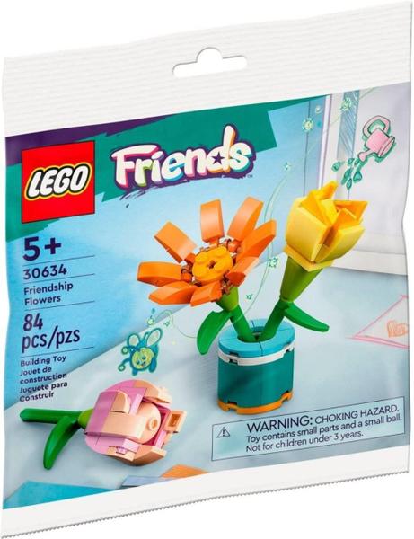 Imagem de LEGO Amigos Amizade Flores 30634 Polybag, laranja, rosa