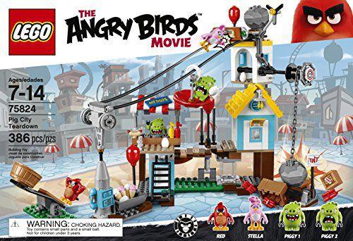 Imagem de LEGO Angry Birds 75824 Cidade do Porco Teardown