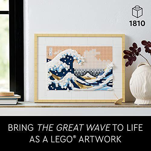 Imagem de LEGO Art Hokusai - A Grande Onda 31208, Kit de Arte em 3D