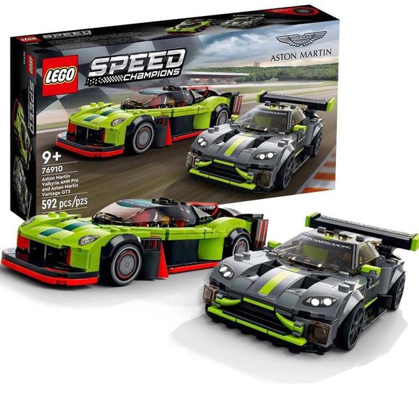 Imagem de Lego Aston Martin Valkyrie AMR e Vantage GT3 - 76910