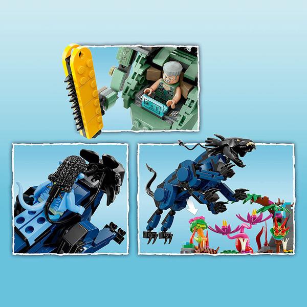 LEGO Avatar - Neytiri e Thanator contra Quaritch em AMP Suit 75571 Imagem de LEGO Avatar - Neytiri e Thanator contra Quaritch em AMP Suit 75571