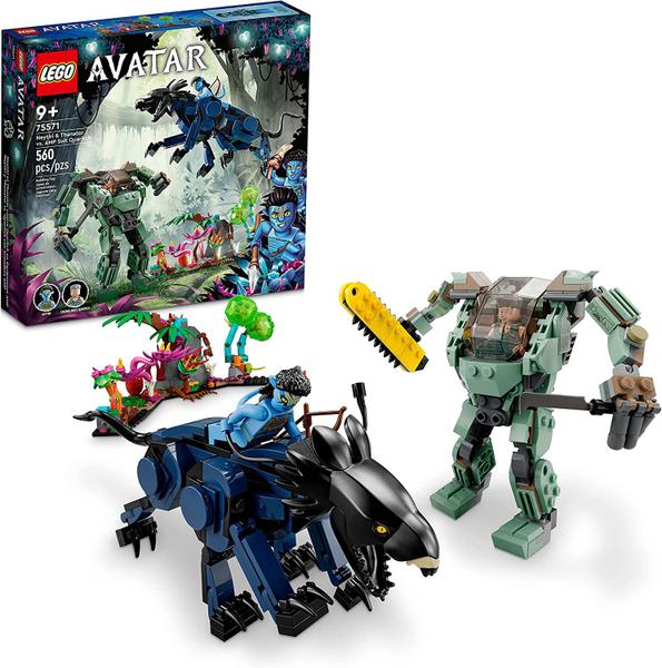 LEGO Avatar - Neytiri e Thanator contra Quaritch em AMP Suit 75571 Imagem de LEGO Avatar - Neytiri e Thanator contra Quaritch em AMP Suit 75571