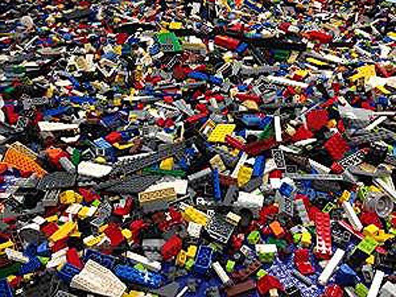 Imagem de Lego Blocos Reciclados Limpos Divertidos