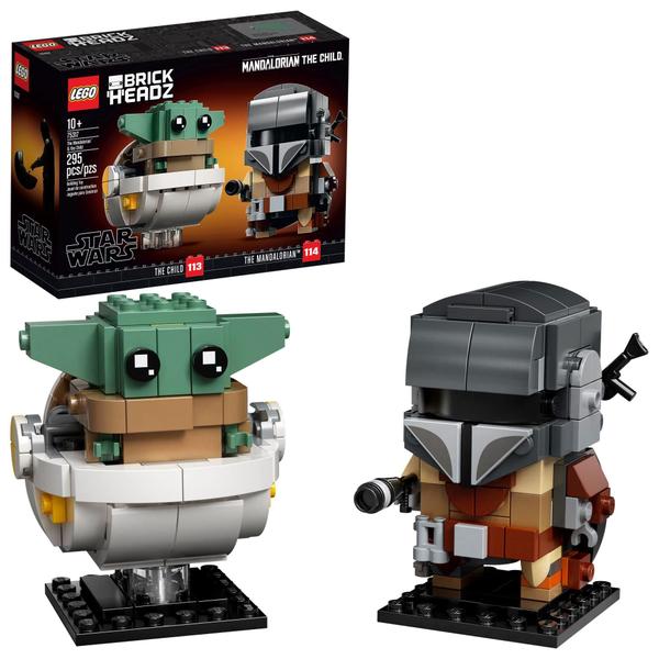 Imagem de LEGO BrickHeadz Star Wars Mandalorian 75317 - Brinquedo de Construção