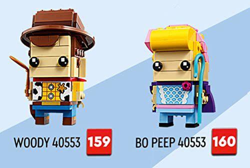Imagem de LEGO BrickHeadz Woody e Bo Peep - Toy Story, 296 pcs