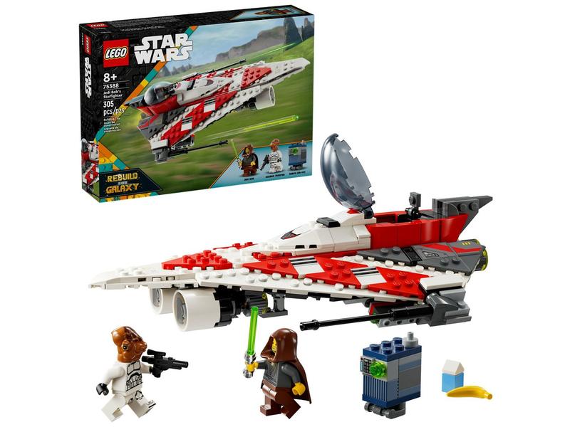 LEGO Caça Estelar de Jedi Bob: Brinquedo de - Construção 75388 305 Peças Imagem de LEGO Caça Estelar de Jedi Bob: Brinquedo de
