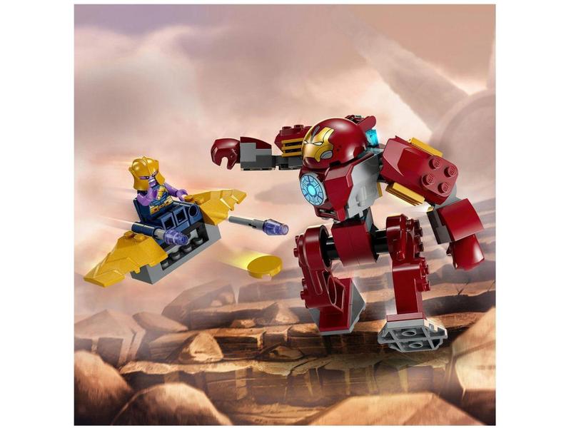 Imagem de LEGO Caça-Hulk do Homem de Ferro vs Thanos - 76263 66 Peças