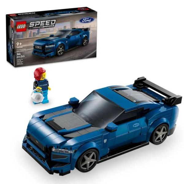 Imagem de LEGO Carro Esportivo azul Ford Mustang Dark Horse 344 peças - 673419389075