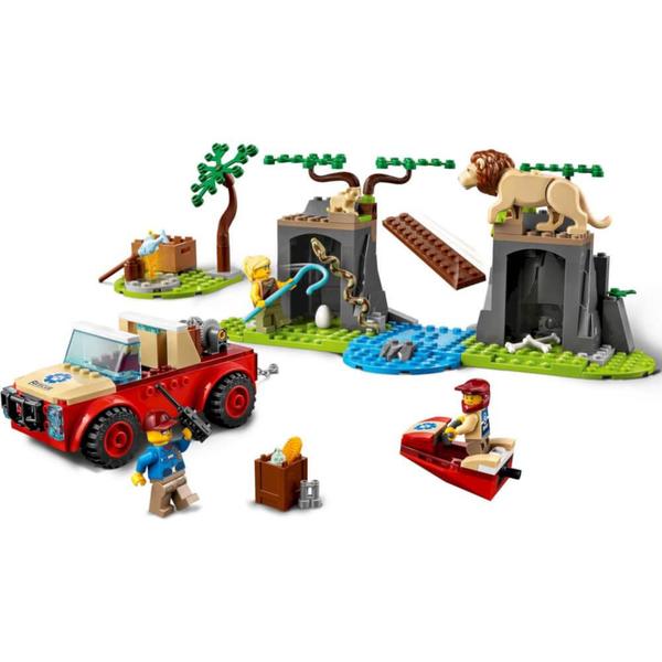 Imagem de Lego city 60301 off road para salvar animais selvagens