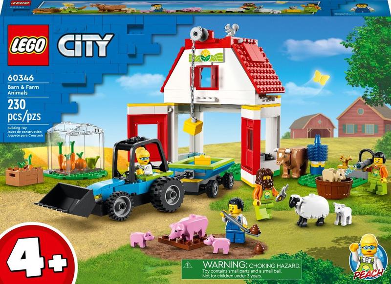 Imagem de Lego City 60346 Fazendinha Com Celeiro E Animais 230 Peças