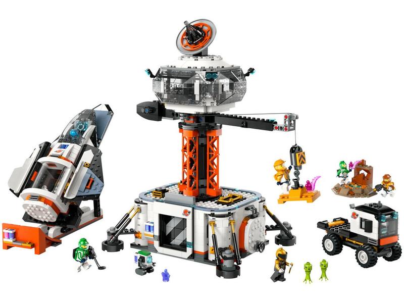 LEGO City Base Espacial e Plataforma de Lançamento - de Foguetes 60434 1422 Peças Imagem de LEGO City Base Espacial e Plataforma de Lançamento