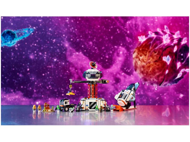 LEGO City Base Espacial e Plataforma de Lançamento - de Foguetes 60434 1422 Peças Imagem de LEGO City Base Espacial e Plataforma de Lançamento