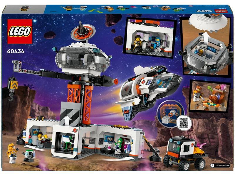 LEGO City Base Espacial e Plataforma de Lançamento - de Foguetes 60434 1422 Peças Imagem de LEGO City Base Espacial e Plataforma de Lançamento