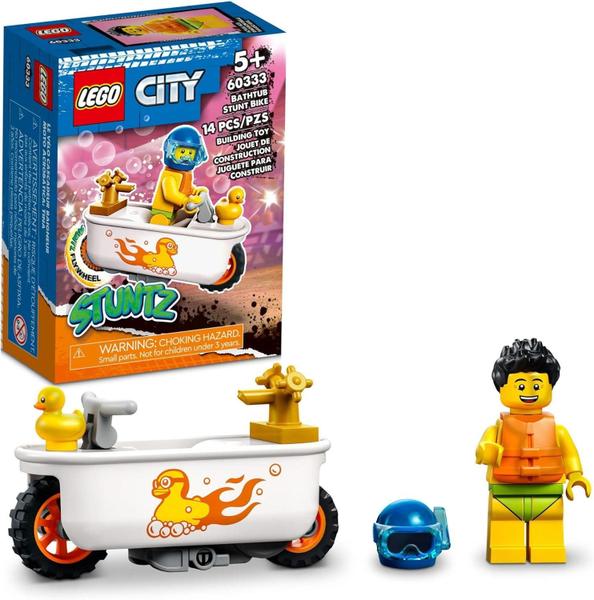 Imagem de Lego city bathtub stunt bike 14 peças 60333