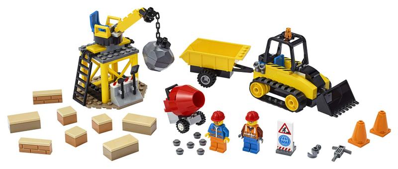 LEGO City Bulldozer de Construção 60252 Conjunto de construção de brinquedos para crianças, novo 2020 (126 Peças) Imagem de LEGO City Bulldozer de Construção 60252 Conjunto de construção de brinquedos para crianças, novo 2020 (126 Peças)