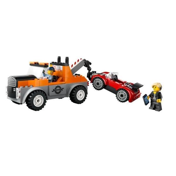 Imagem de Lego City Caminhão De Reboque E Carro Esportivo - 60435