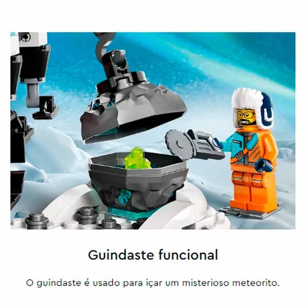 Imagem de LEGO City - Caminhão e Laboratório Móvel de Exploração Ártica - 489 peças - Lego