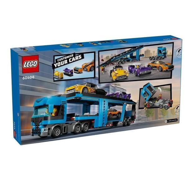 Imagem de Lego City Caminhão Transportador E Carros Esportivos - 60408