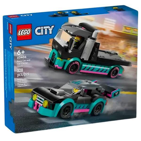 Imagem de Lego City Carro De Corrida E Caminhão-Cegonha 60406