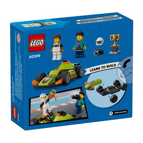 Imagem de LEGO City - Carro de Corrida Verde - 56 Peças - 60399