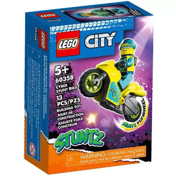 Imagem de Lego City Cibermoto De Acrobacias 60358