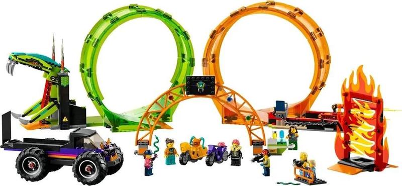 Imagem de Lego city double loop stunt arena 598 pecas 60339