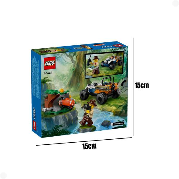 Imagem de Lego City Explorador Da Selva Missão Panda Vermelho 92 Peças