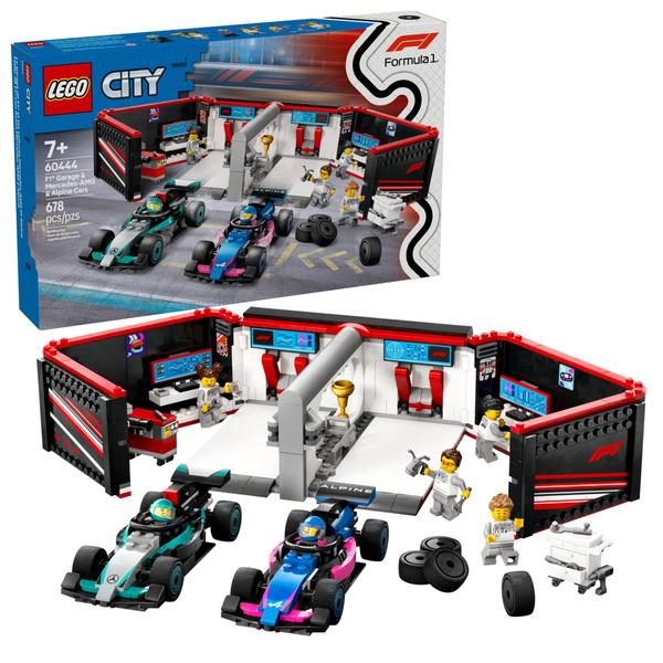 Imagem de LEGO City - Garagem F1 e carros Mercedes-AMG e Alpine