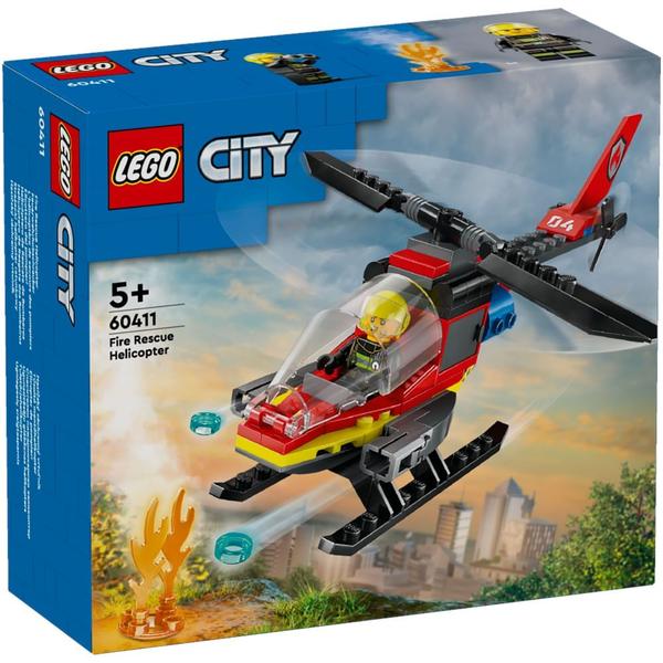Imagem de LEGO City - Helicóptero de Bombeiros - 85 Peças - 60411