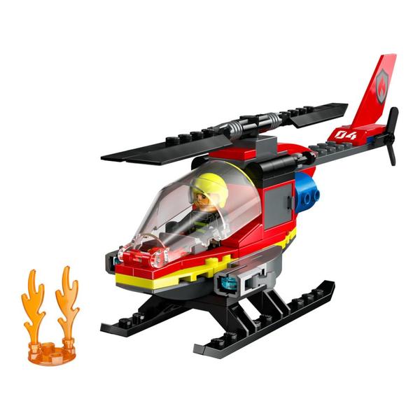 Imagem de LEGO City - Helicóptero de Bombeiros - 85 Peças - 60411