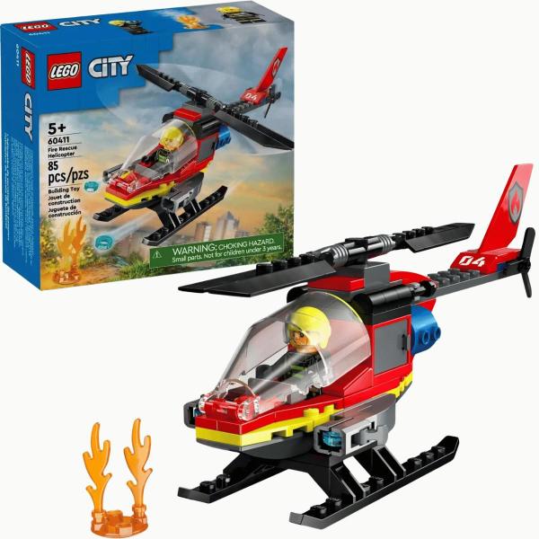 Imagem de LEGO City Helicóptero dos Bombeiros 85 Peças 5+ 60411