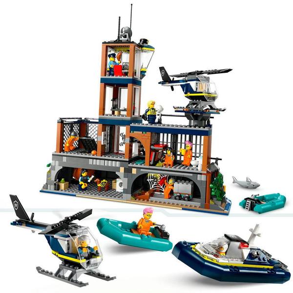 Imagem de LEGO City Ilha da Prisão da Polícia Brinquedo de Construção 60419