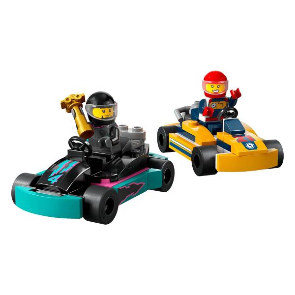 Imagem de Lego City - Karts e pilotos de corrida 60400 - 99 peças