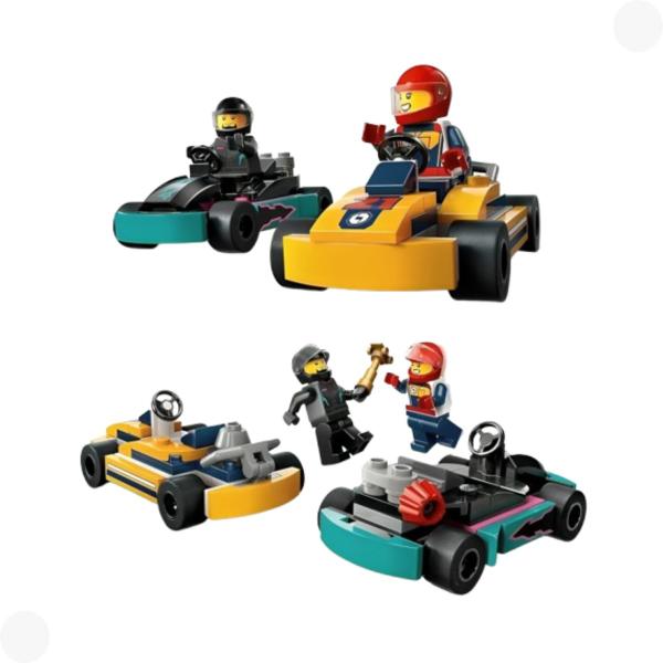 Imagem de Lego City Karts e Pilotos de Corrida 99 peças 60400