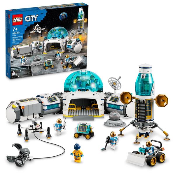 Imagem de LEGO City Lunar Research Base Outer Space Toy para crianças que