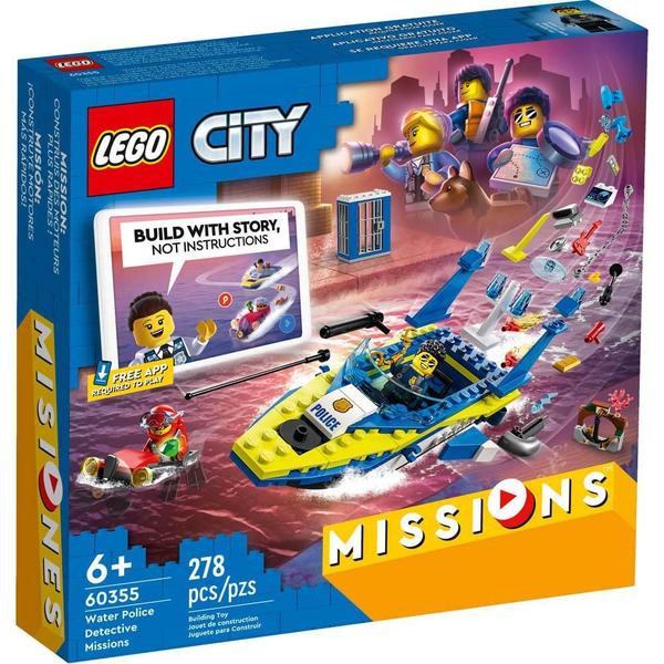 Imagem de Lego City Missoes Investigativa Policia Aquatica 60355 278Pc