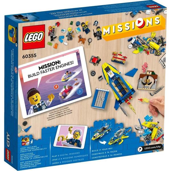 Imagem de Lego City Missoes Investigativa Policia Aquatica 60355 278Pc