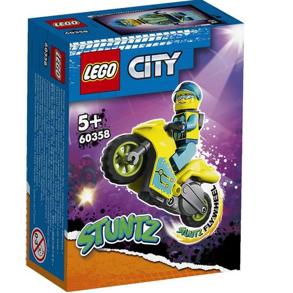 Imagem de Lego City Moto Acrobatica Cibernetica 60358