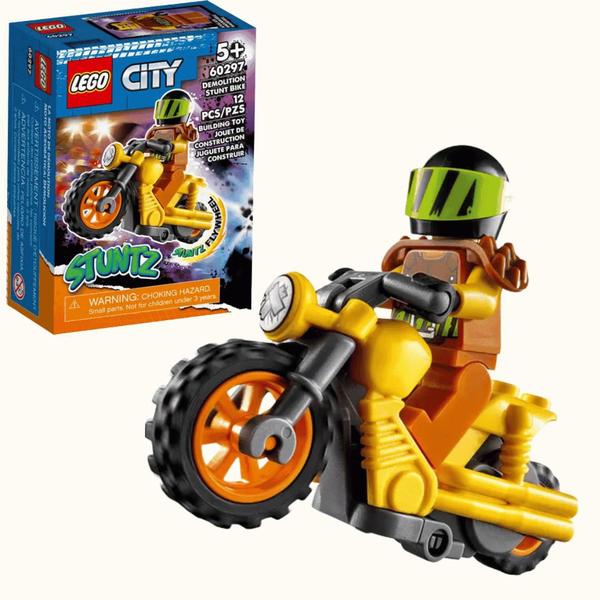 Imagem de LEGO City Moto de Acrobacias Demolidoras 12 Peças 5+ 60297