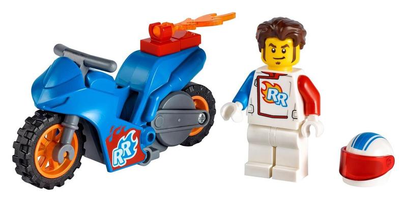 Imagem de Lego City Moto De Acrobacias Foguete 14 Peças - 60298