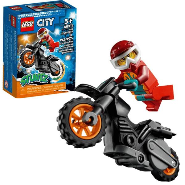 Imagem de LEGO City Motocicleta de Acrobacias Bombeiros 11Pçs 5+ 60311