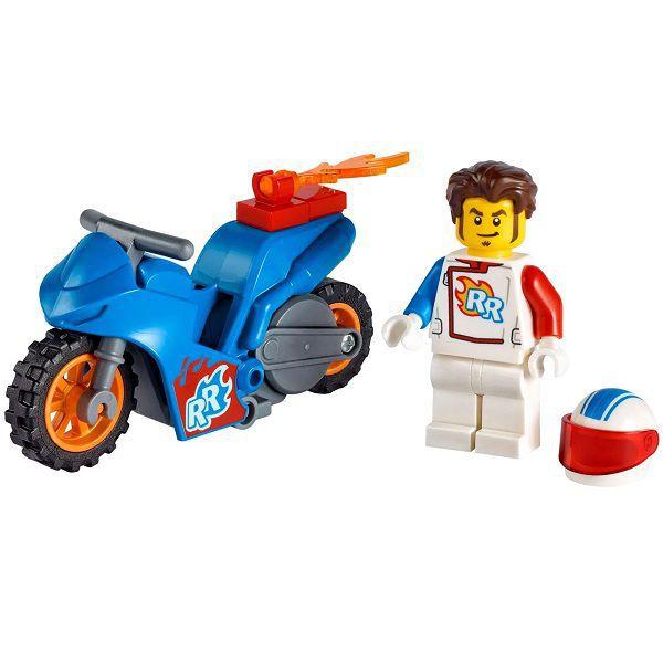 Imagem de Lego CITY - Motocicleta de Acrobacias Foguete 60298