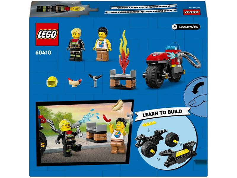 Imagem de LEGO City Motocicleta dos Bombeiros 60410