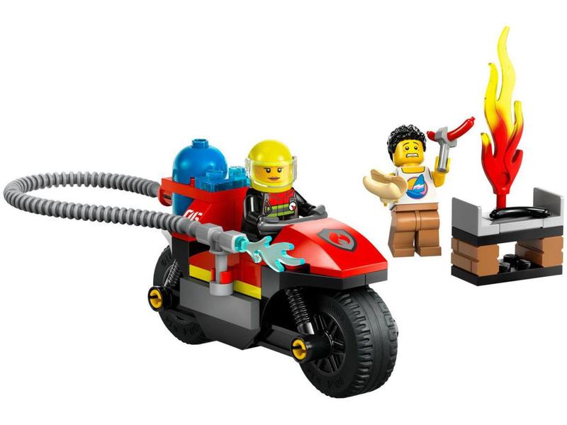 Imagem de LEGO City Motocicleta dos Bombeiros 60410 - 57 Peças
